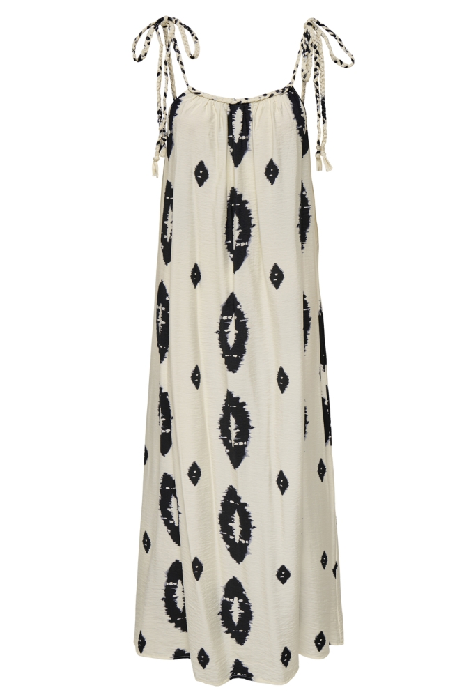 ONLELANOR SL BRAID ANKEL DRESS WVN 15349697 Cloud Dancer